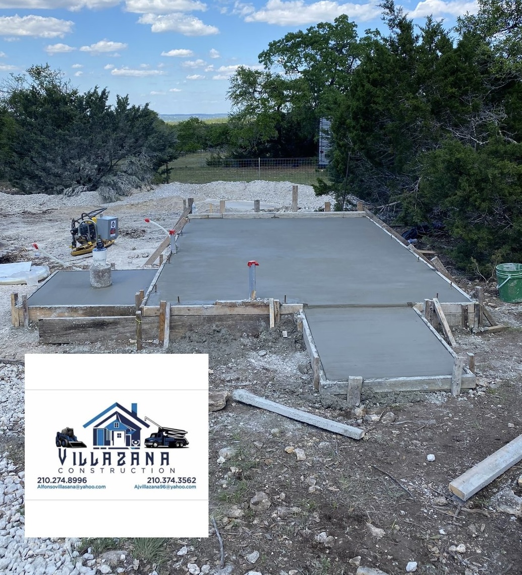 Villazana construction at work